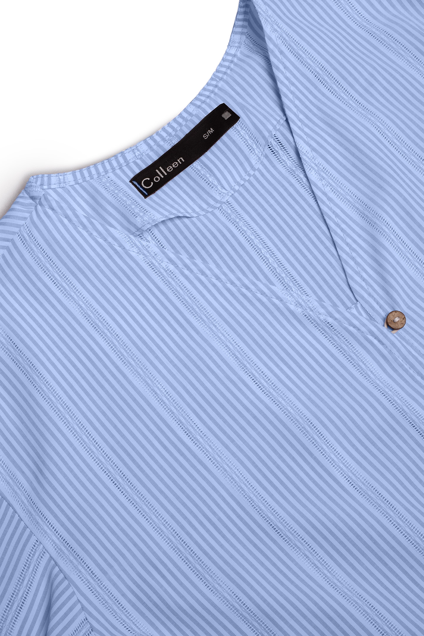 شومیز جلو گره دار نخی - 3161 | برند پوشاک زنانه کالین | فروشگاه آنلاین خرید لباس،کیف و کفش شومیز جلو گره دار نخی - 3161 - Image 3