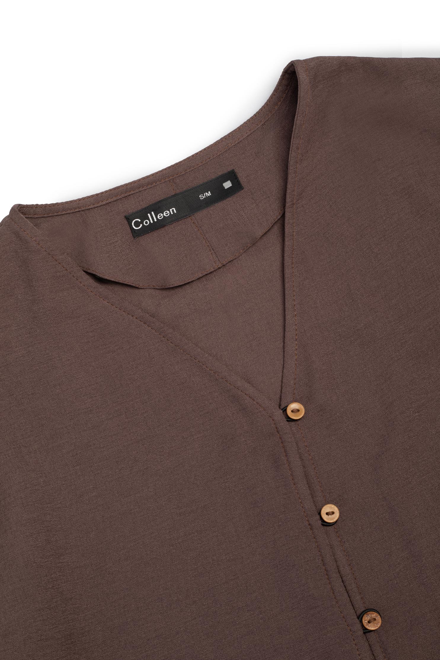 شومیز لینن جلو گره دار - 3174 | برند پوشاک زنانه کالین | فروشگاه آنلاین خرید لباس،کیف و کفش شومیز لینن جلو گره دار - 3174 - Image 8