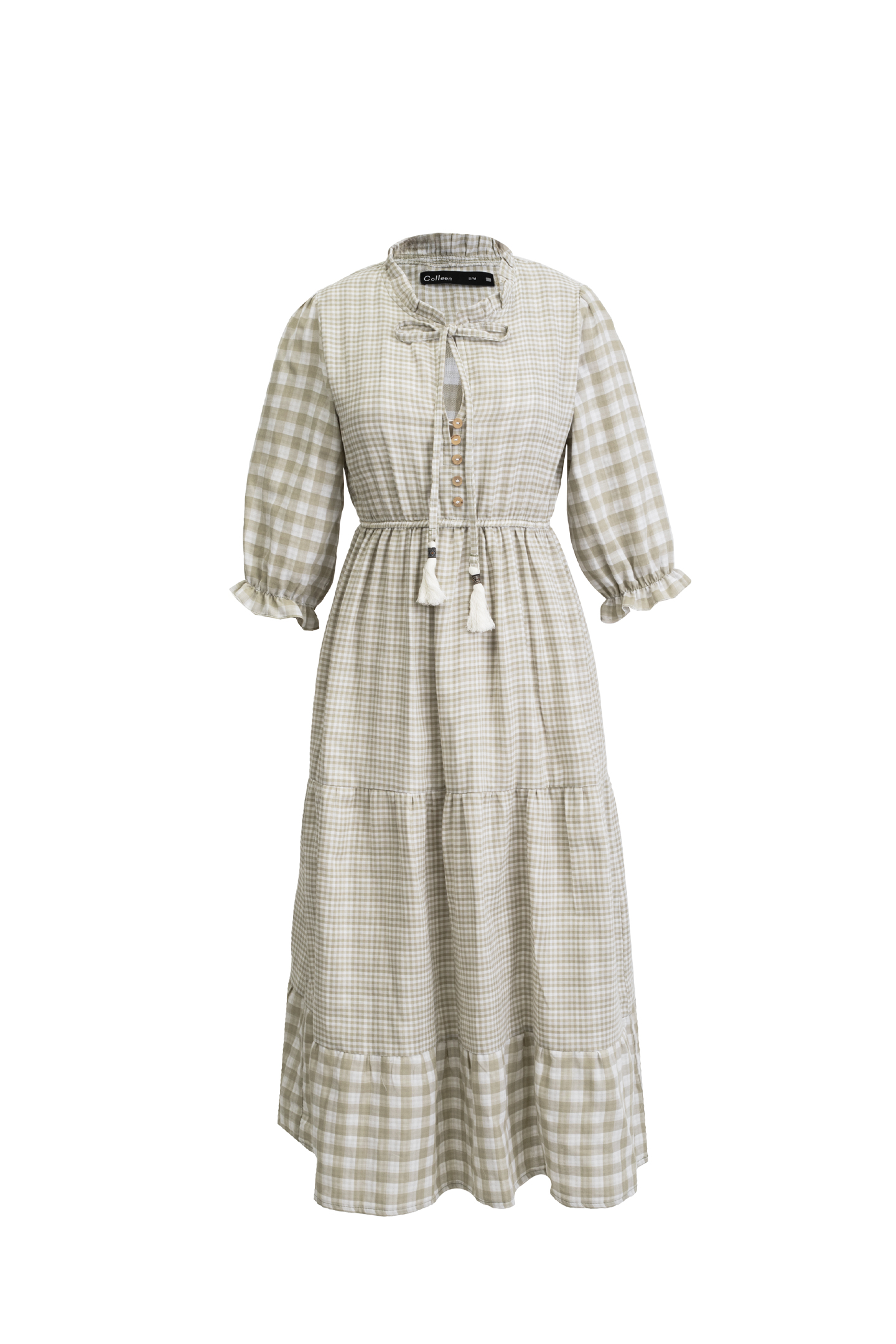 پیراهن لینن - 9116 | برند پوشاک زنانه کالین | فروشگاه آنلاین خرید لباس،کیف و کفش پیراهن لینن - 9116