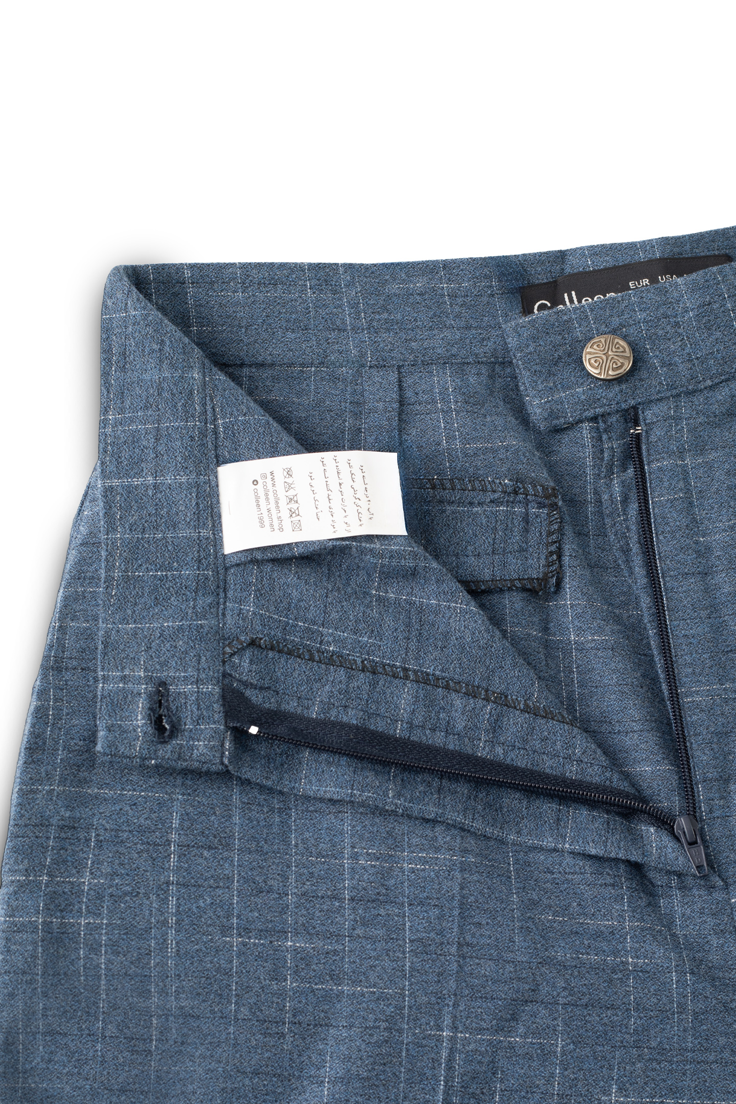 شلوار پارچه ای - 8150 | برند پوشاک زنانه کالین | فروشگاه آنلاین خرید لباس،کیف و کفش شلوار پارچه ای - 8150 - Image 3